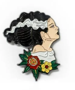 Hemet X Vintage Galeria Bride Of Frankenstein Enamel Pin