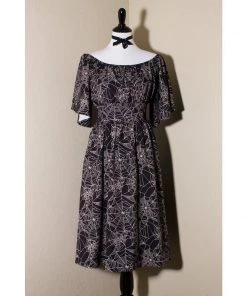 The Oblong Box Shop TOBS Victoria Dress In Tangled Web Women's Apparel