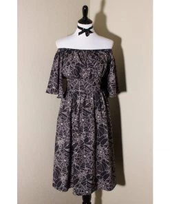 The Oblong Box Shop TOBS Victoria Dress In Tangled Web Women's Apparel