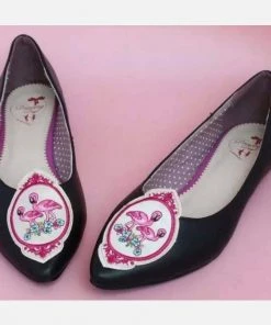 Banned Apparel Flamingo Ballerina Flats Women's Apparel