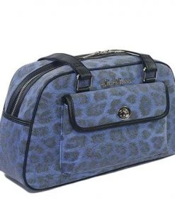 Star Struck Clothing Galaxy Bag In Blue Leopard