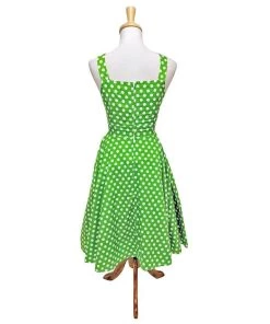 Glitz Glam And Rebellion Women's Apparel GGR Summer Polkadot Dress In Green 11 Glitz Glam And Rebellion Women's Apparel GGR Summer Polkadot Dress In Green