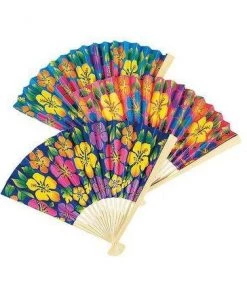 Glitz Glam And Rebellion Hibiscus 🌺 Floral Fan