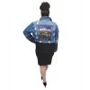 Glitz Glam And Rebellion Hollywood Cropped Jean Jacket