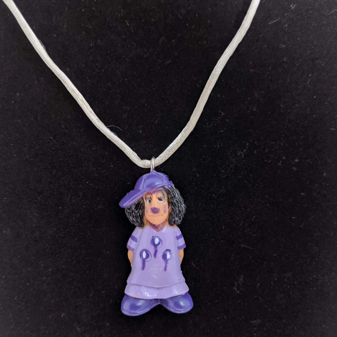 Aye Que Chula "Aye, Que Chula" Original Jewelry & Art Homies-Mijos Clown Boy Necklace 4 Aye Que Chula "Aye, Que Chula" Original Jewelry & Art Homies-Mijos Clown Boy Necklace