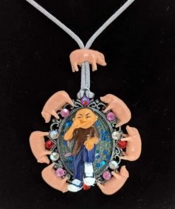 Aye Que Chula "Aye, Que Chula" Original Jewelry & Art Homies-Mijos Niño Cerdo Necklace