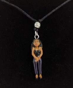 Aye Que Chula Homies Night Woman Necklace