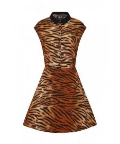 Hell Bunny Tora Mini Dress In Tiger Print 12 Hell Bunny Tora Mini Dress In Tiger Print
