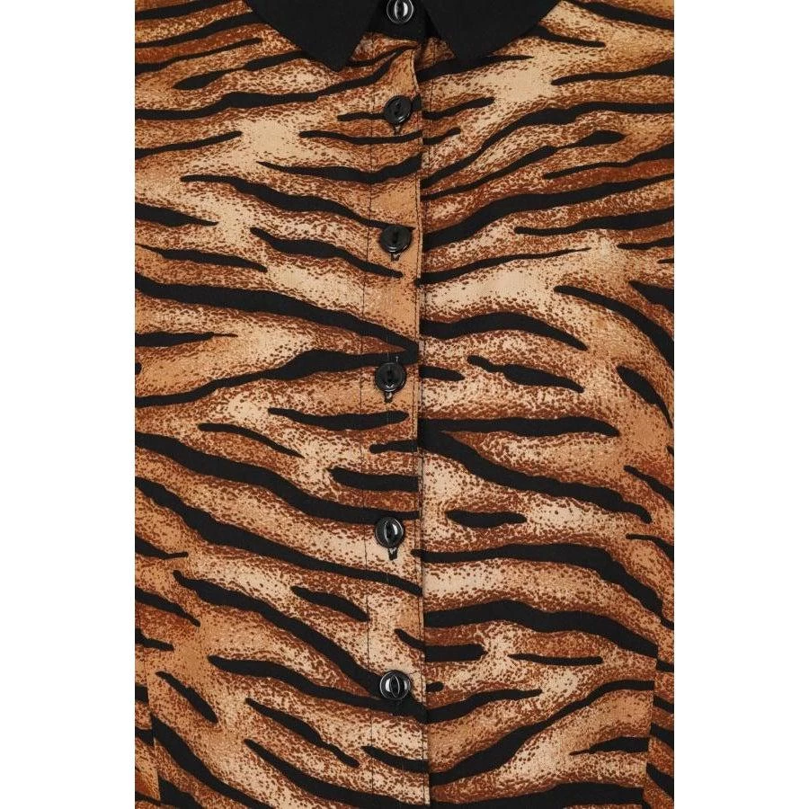 Hell Bunny Tora Mini Dress In Tiger Print 8 Hell Bunny Tora Mini Dress In Tiger Print