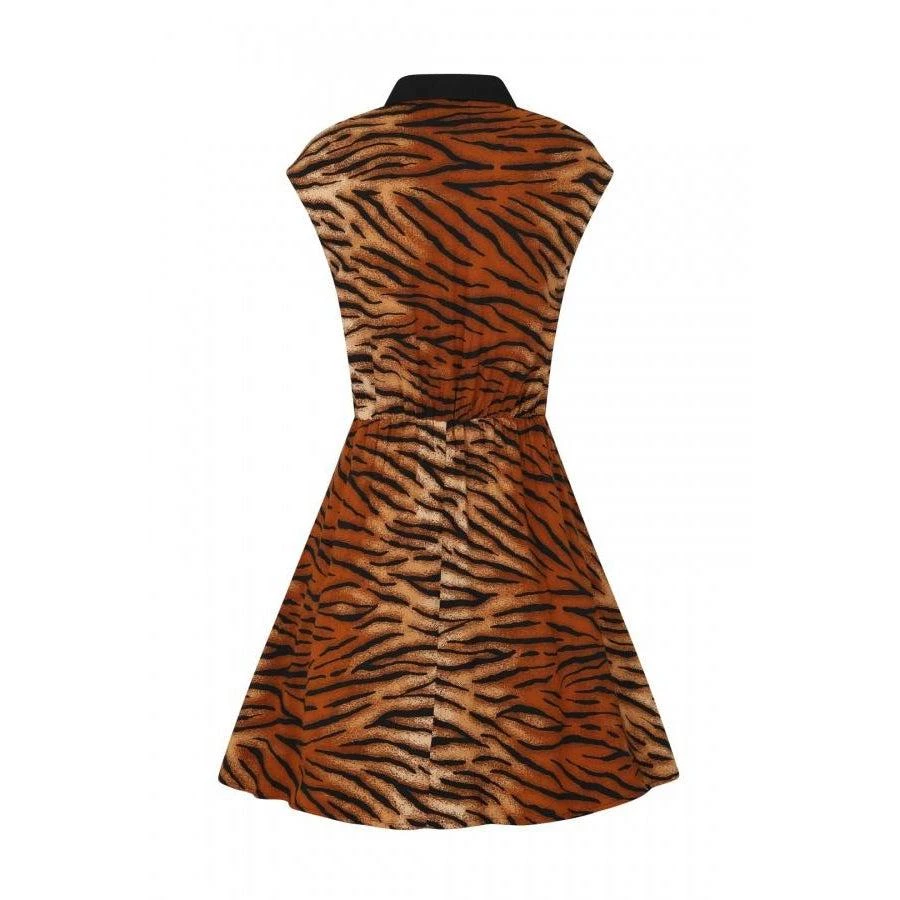 Hell Bunny Tora Mini Dress In Tiger Print 7 Hell Bunny Tora Mini Dress In Tiger Print
