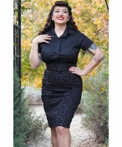 Hemet Pencil Skirt In Cheetah