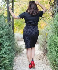 Hemet Pencil Skirt In Cheetah