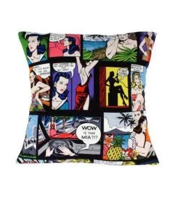 For Your Home Hemet Pillow Cover In Pop Art Comics