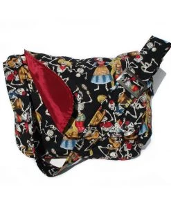 Hemet Musical Skeletons Messenger Bag Accessories