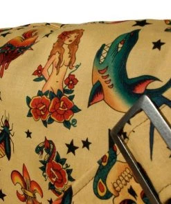 Accessories Hemet Tattoo Messenger Bag In Tan