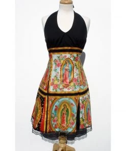 Hemet Halter Dress In Guadalupe Art Print