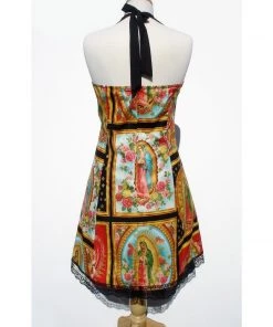 Hemet Halter Dress In Guadalupe Art Print