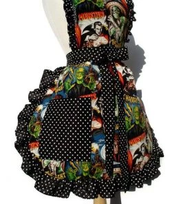 Women's Apparel Hemet Ruffled Monster Mash Apron