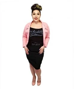 Sourpuss Essential Jacket In Pink