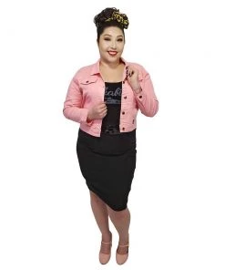 Sourpuss Essential Jacket In Pink