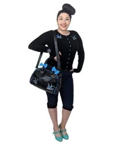 Banned Blue Swallows Purse Accessories