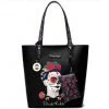 Glitz Glam And Rebellion Frida Kahlo Catrina Tote In Black Accessories