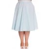 Hell Bunny Paula 50's Skirt In Pale Blue Women's Apparel