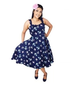 H&R London Sunken Swallow Sundress