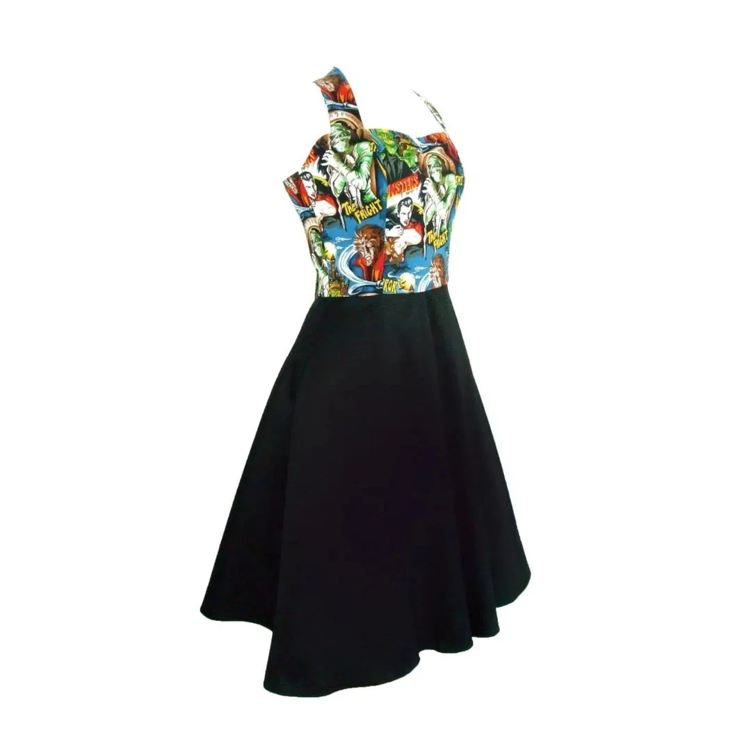 Hemet Classic Horror Monsters Full Circle Dress 5 Hemet Classic Horror Monsters Full Circle Dress