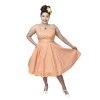 Glitz Glam And Rebellion GGR Summer Polkadot Dress In Orange Women's Apparel