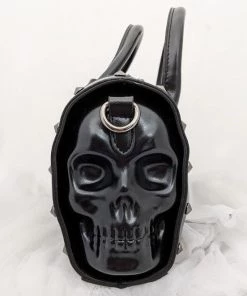 Glitz Glam And Rebellion Dimensional Skull Purse