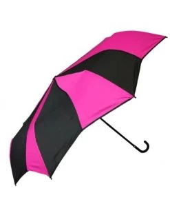 Women's Apparel Soake Folding Umbrella In Blue And Pink Swirl