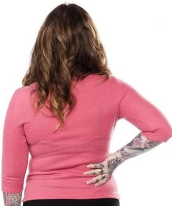 Women's Apparel Sourpuss Audrey Sweater In Rose