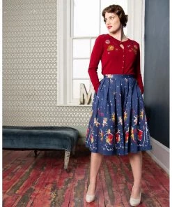 Banned Apparel Space Vamp Swing Skirt