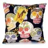 Hemet Pillow Cover In Sugar Skull Print For Your Home